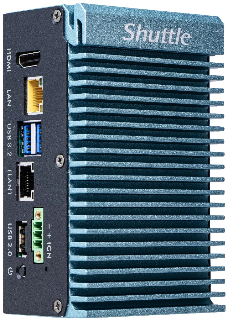 Shuttle XPC Edge SPCEL2100B Configurable (SPCEL02 (Intel Celeron J6412), Sans Système d'exploitation, 4 Go DDR4 SO-DIMM, 120 Go SSD M.2 (SATA), Aucun, Aucun, Aucun, Sans)