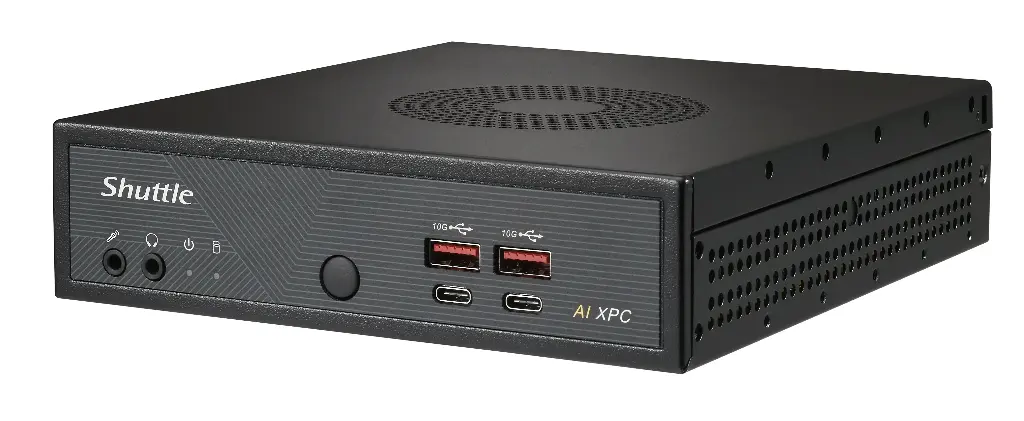 Shuttle XPC slim DN1100H Configurable (DN11H5 (Core Ultra 5 - 125H), Sans Système d'exploitation, 8 Go DDR5 SO-DIMM, Aucun, Aucun, Aucun, Aucun, Aucun)